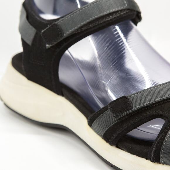 CLARKS Collection Solan Drift Motion Tread Sport Sandals Hook & Loop Black Sz 10 - Picture 5 of 9